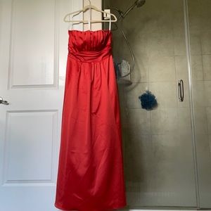 Beautiful red bridal dress